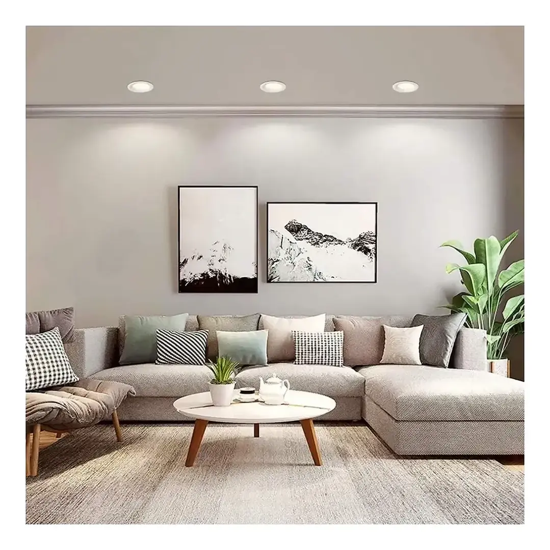 SPOT LED EMBUTIDO REDONDO 6.5W Luz Fría 5000K 6