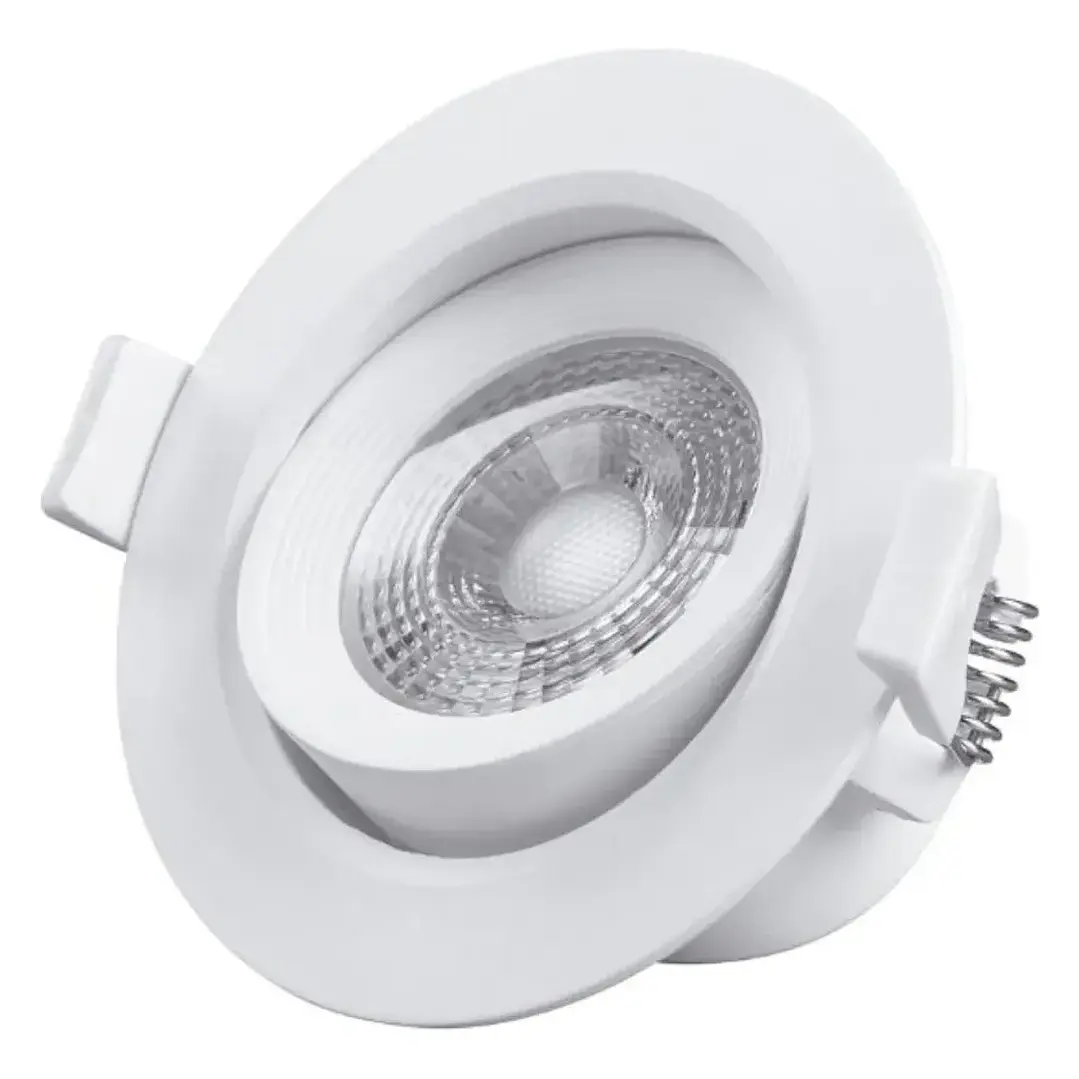 SPOT LED EMBUTIDO REDONDO 6.5W Luz Cálida 3000K 1