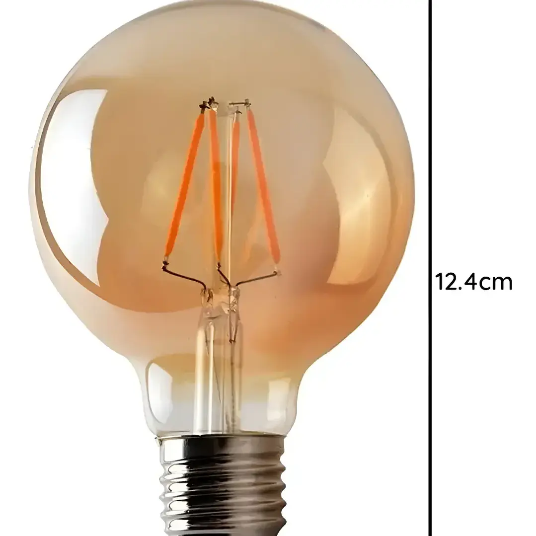 AMPOLLETA LED FILAMENTO G80 4W E27 2700K 2