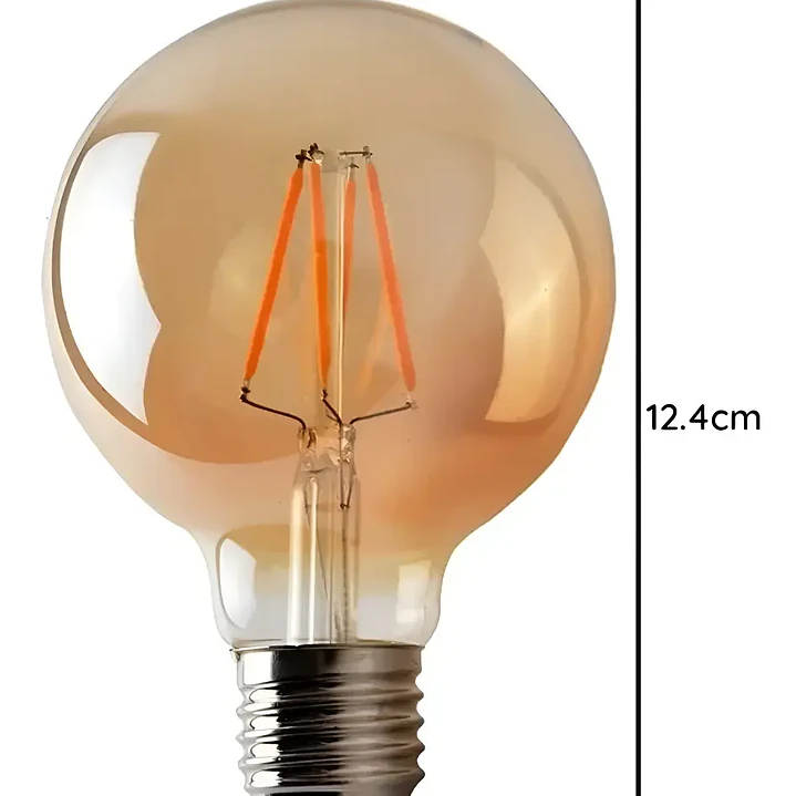 AMPOLLETA LED FILAMENTO G80 4W E27 2700K 2