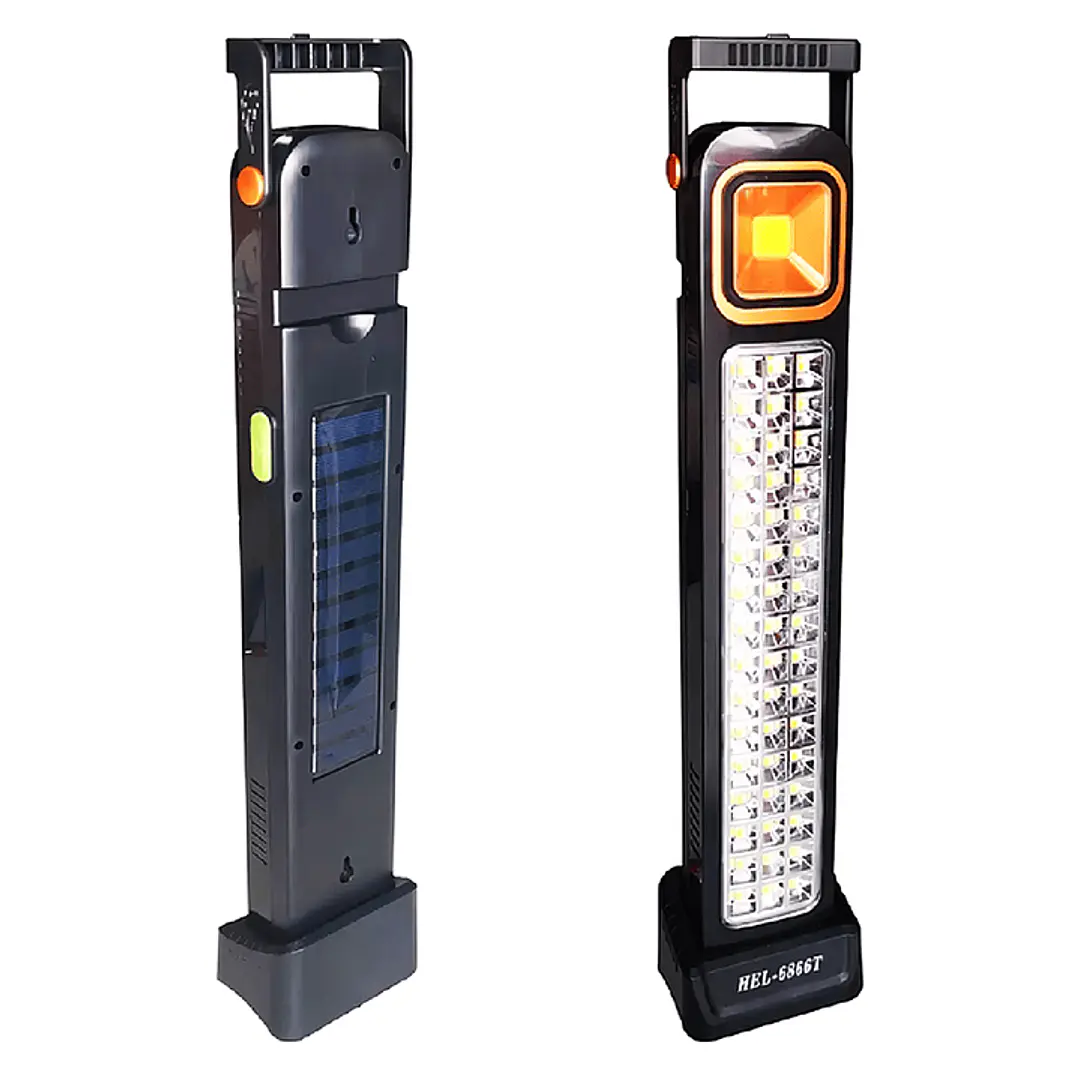 Lampara Emergencia De Luz Blanca 48 Leds Recargable Solar 1