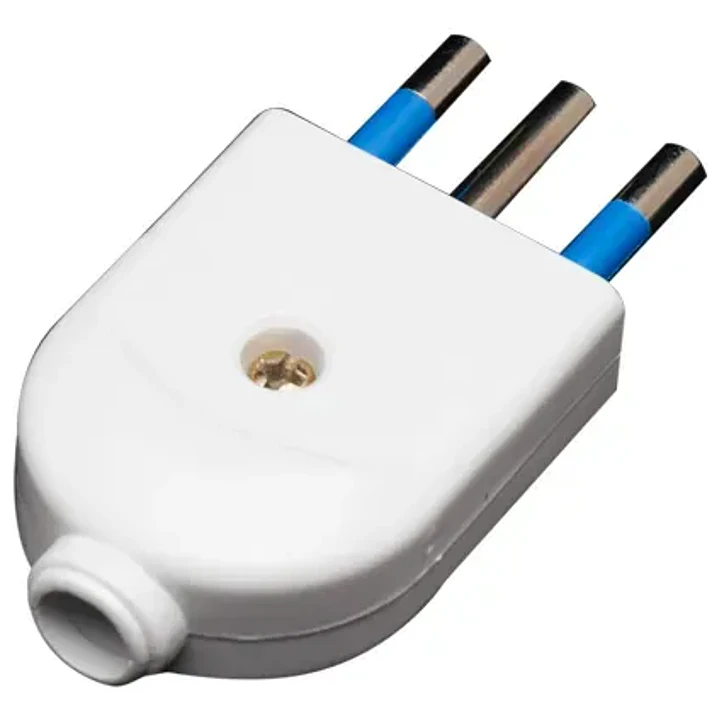 Enchufe Macho Volante 10a 2p+t 1
