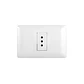 Tomacorriente Simple 10A 250v Blanco - Miniatura 1