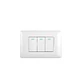 Interruptor Triple 9/12 10a 250v Blanco - Miniatura 1
