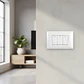 Interruptor Triple 9/12 10a 250v Blanco - Miniatura 2
