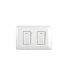 Interruptor Doble 9/24 10a 250v Blanco