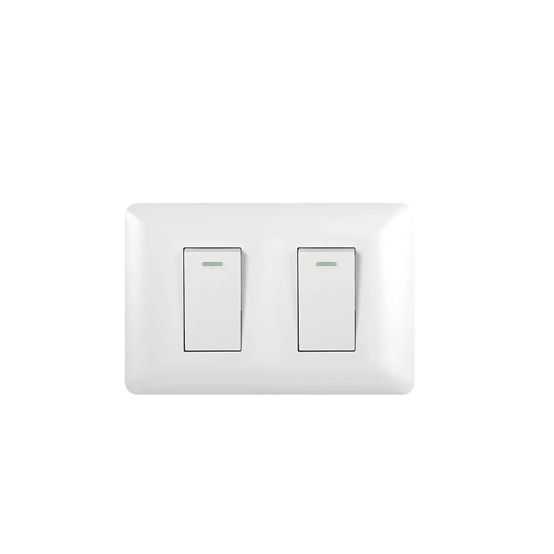 Interruptor Doble 9/12 10a 250v Blanco 1