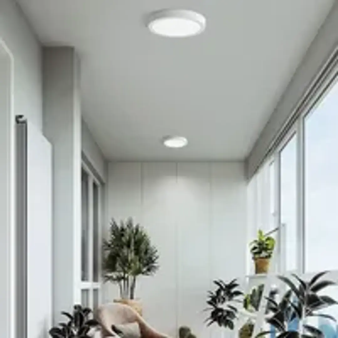 Panel Led Sobrepuesto Redondo Backlite 24W Luz Fría  4