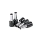 Conector Ferrul 10Awg Negro (100 unid) - Miniatura 2