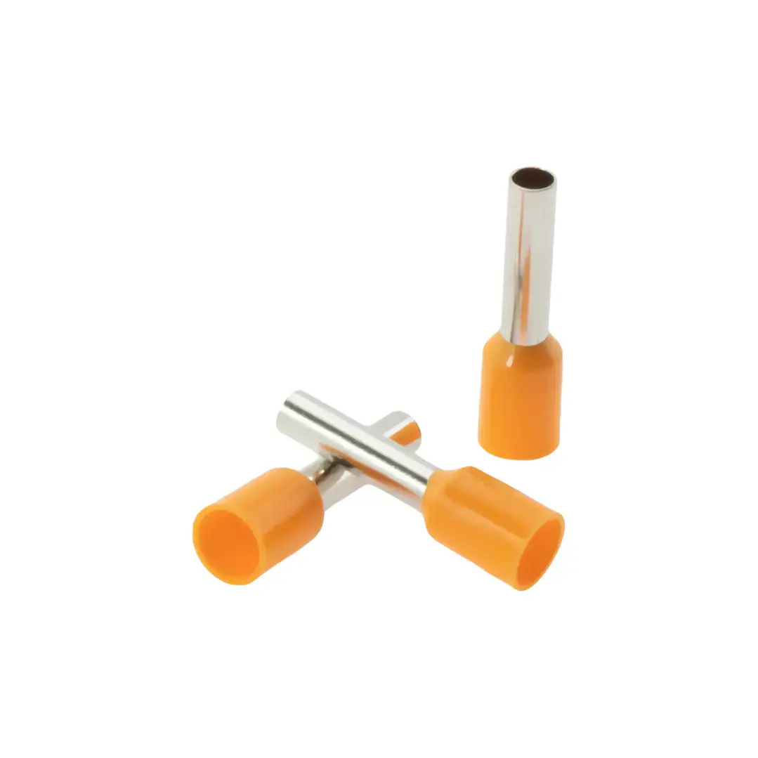 Conector Ferrul 14Awg Naranjo (100 unid.) 2