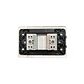 Tomacorriente Doble 10A 250v Blanco - Miniatura 2