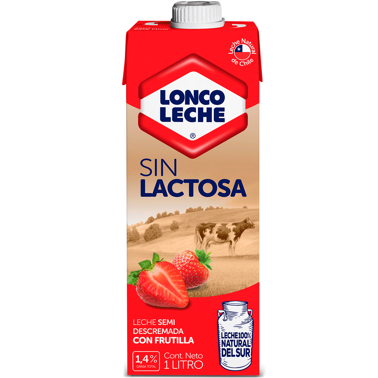 Leche entera sin lactosa 1 L