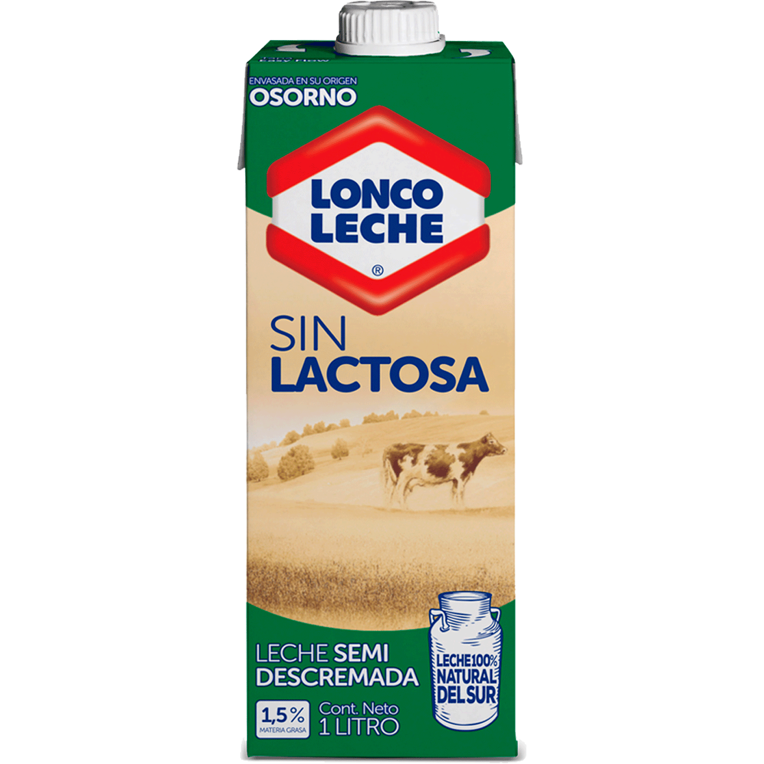 Leche sin Lactosa Semidescremada 1 L