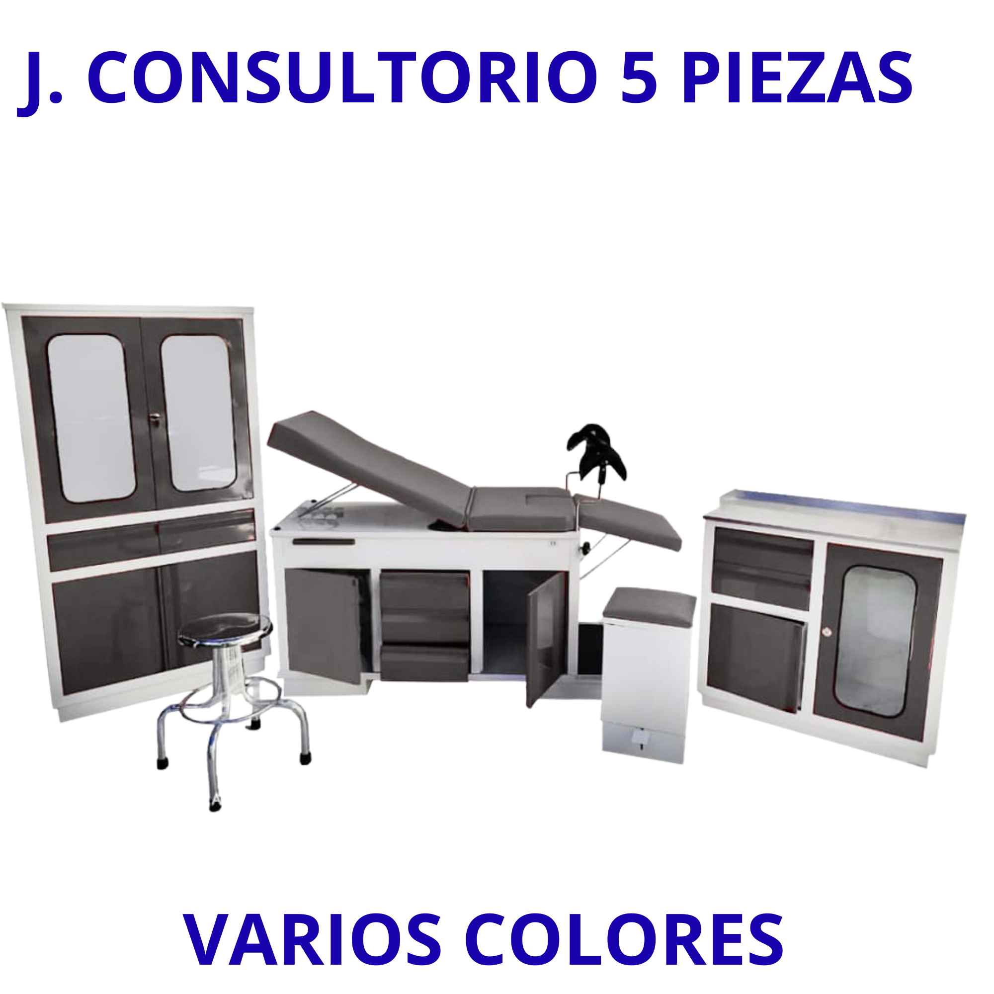 JUEGO DE CONSULTORIO 5 PÍEZAS  1
