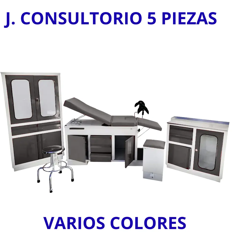 JUEGO DE CONSULTORIO 5 PÍEZAS  1