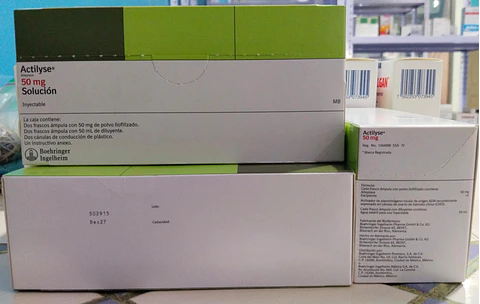 ACTILYSE 50MG ALTEPLASA