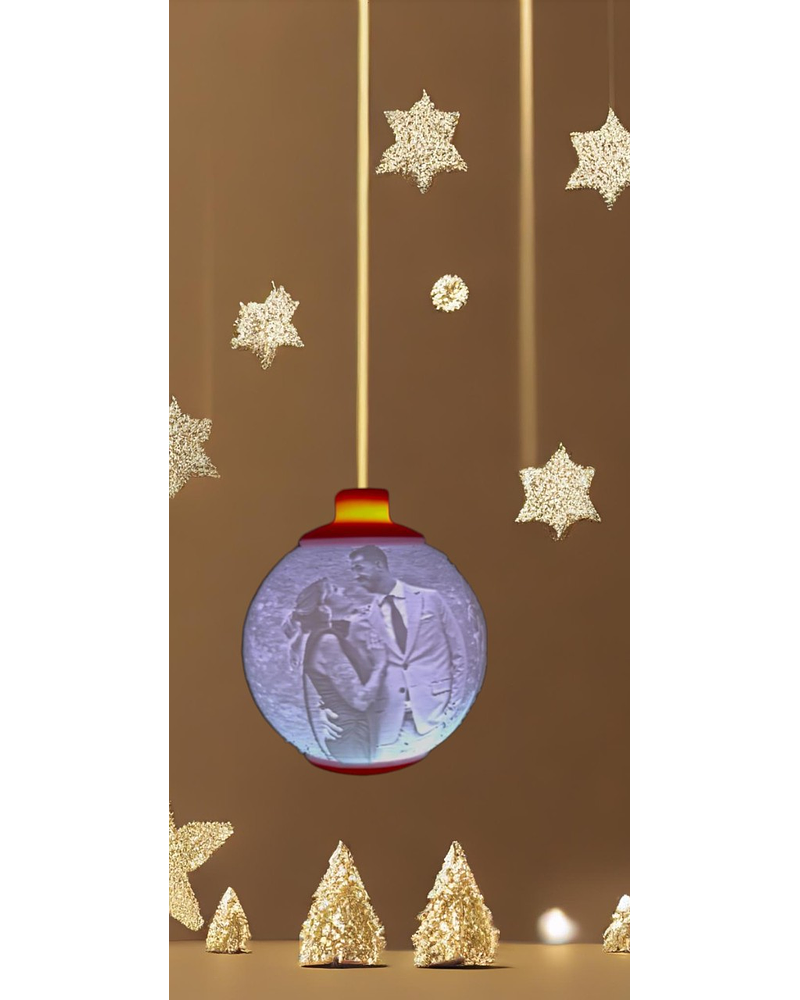 Bolas de natal c/foto 