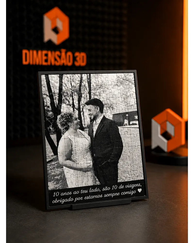 Puzzle 3D Personalizável