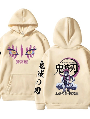 Poleron akaza ojos Demon Slayer