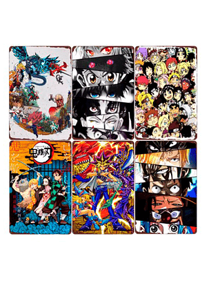 Placas Metálicas Anime 20x30 cm