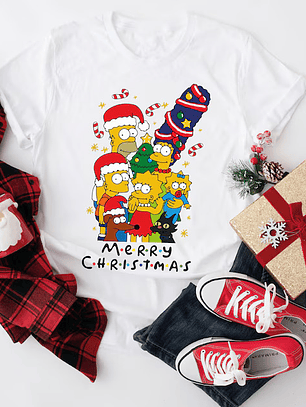 poleras los simpsons navidad