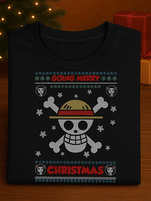 poleras one piece navidad