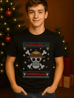 poleras one piece navidad