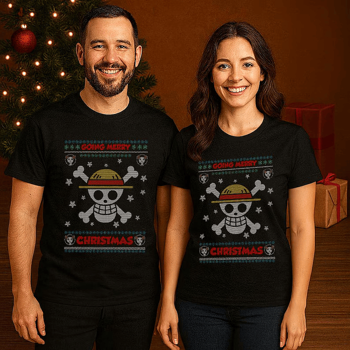 poleras one piece navidad 5