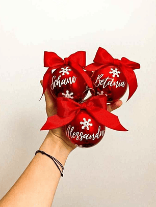 esferas navidad personalizadas con nombre