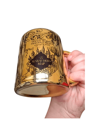✨ Tazón Dorado Mapa del Merodeador – Harry Potter ✨