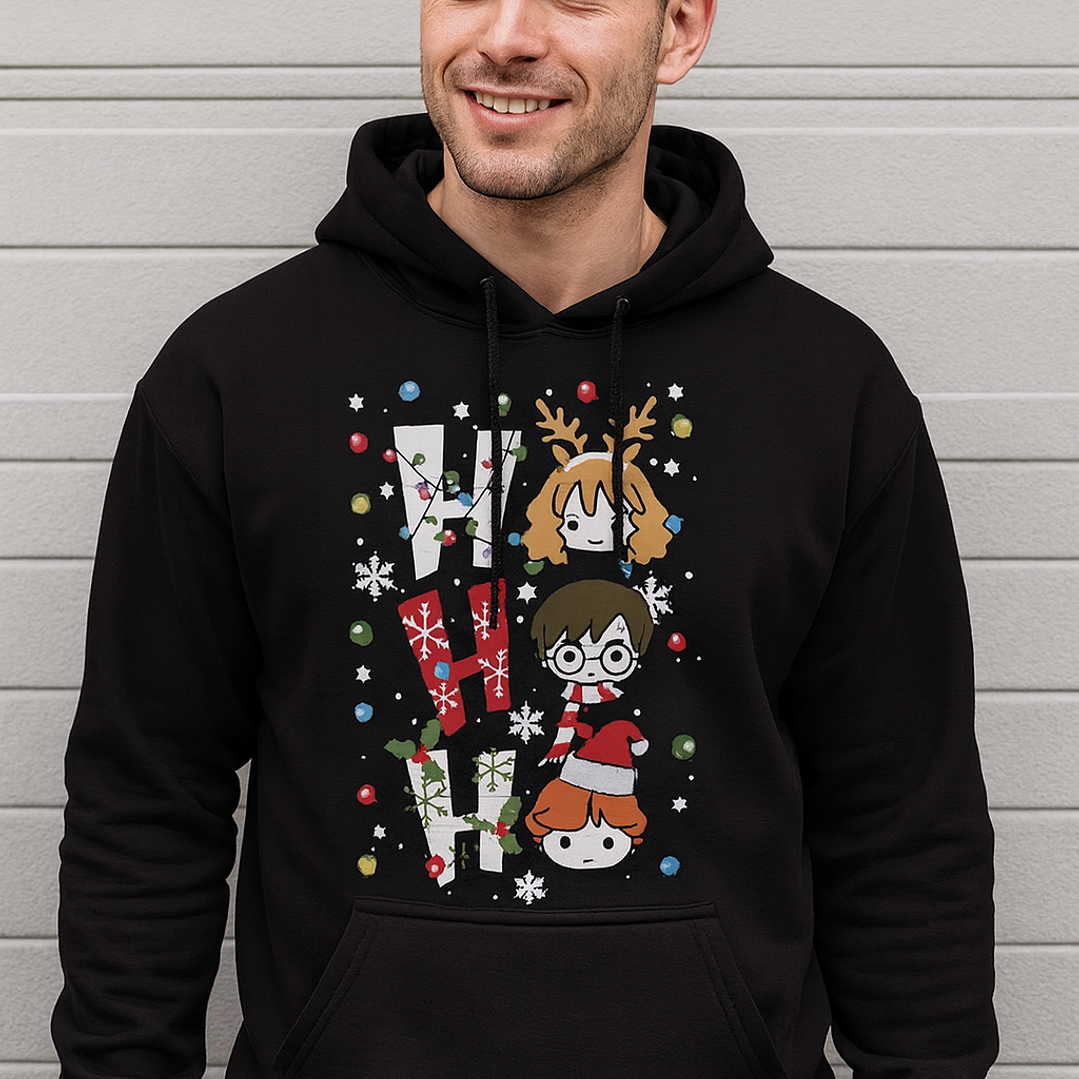 ✨ Polerón Harry Potter – HO HO HO Edición Navideña ✨ 1