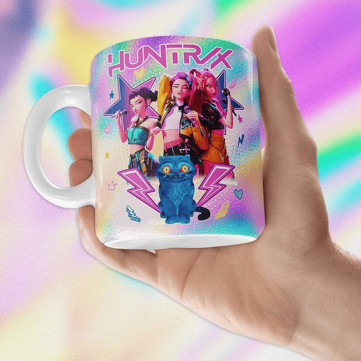 Tazón Huntrax – las guerreras k-pop modelo 4 1
