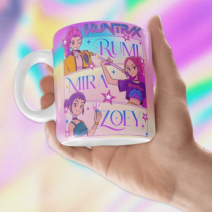 Tazón Huntrax – las guerreras k-pop modelo 5 1