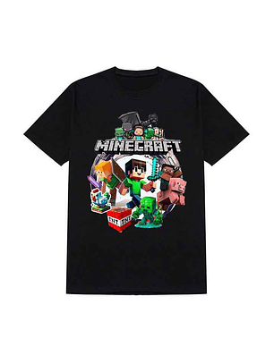 Poleras Minecraft personajes