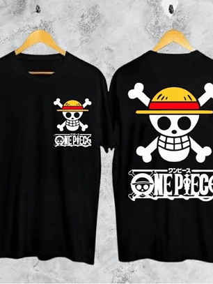 ✨ Polera One Piece – Jolly Roger Sombrero de Paja ✨