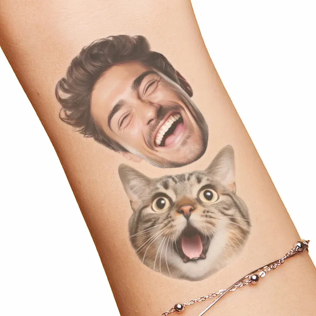 Set 20 Tatuajes Temporales personalizados Bingo Sorpresa Cumpleaños 1