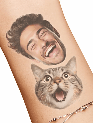 Set 20 Tatuajes Temporales personalizados Bingo Sorpresa Cumpleaños