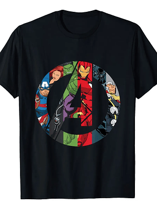 Polera Marvel Todas Las Tallas