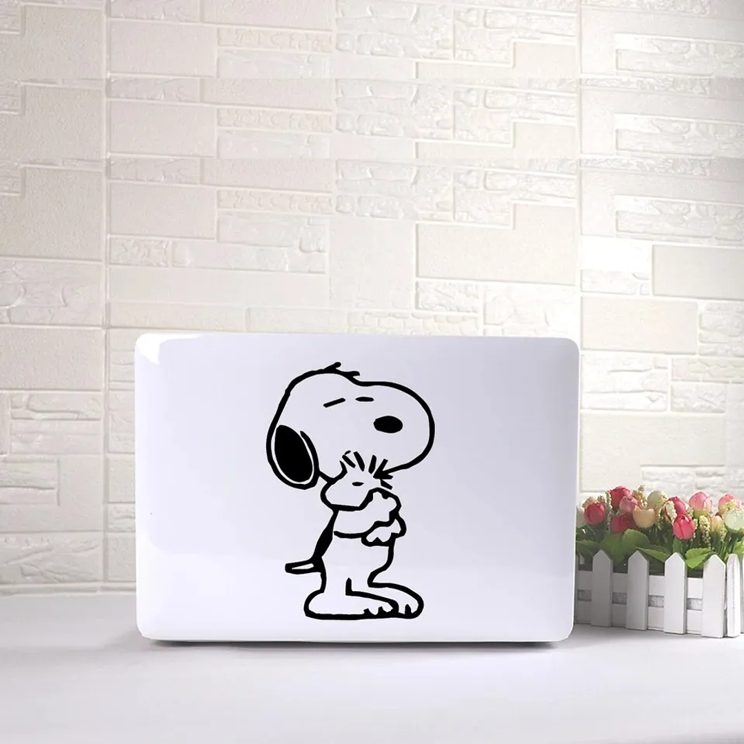 Sticker Decorativo Para Notebook snoopy woodstock 1