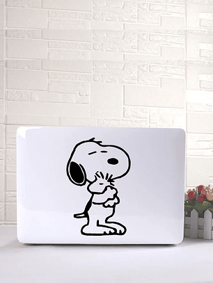 Sticker Decorativo Para Notebook snoopy woodstock