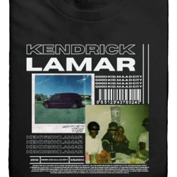 Polera Kendrick Lamar Rapero 1