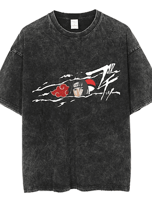 Polera Itachi , Efecto Jeans Premium Naruto