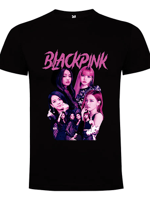 Polera Black Pink