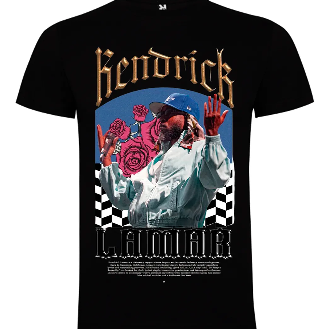 Polera Kendrick Lamar Rapero Modelo 2 1