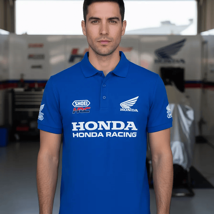 Polera Pique Honda Hrc 2