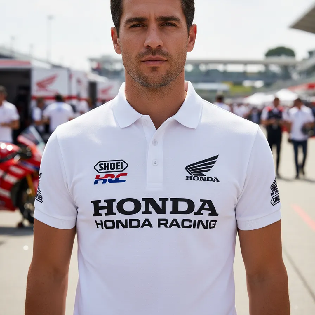Polera Pique Honda Hrc 3