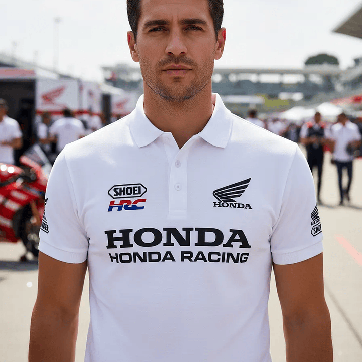 Polera Pique Honda Hrc 3