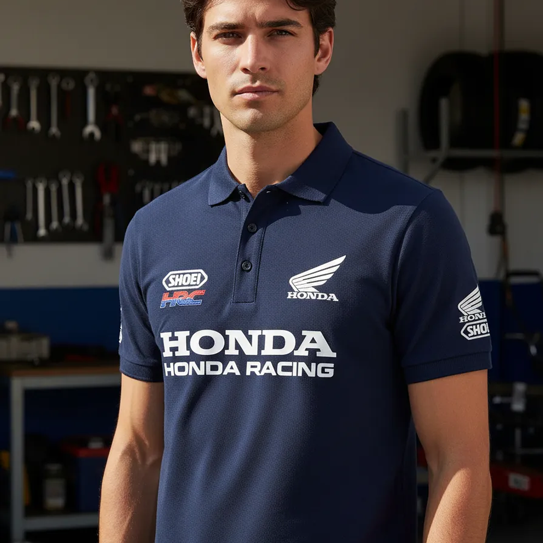 Polera Pique Honda Hrc 4