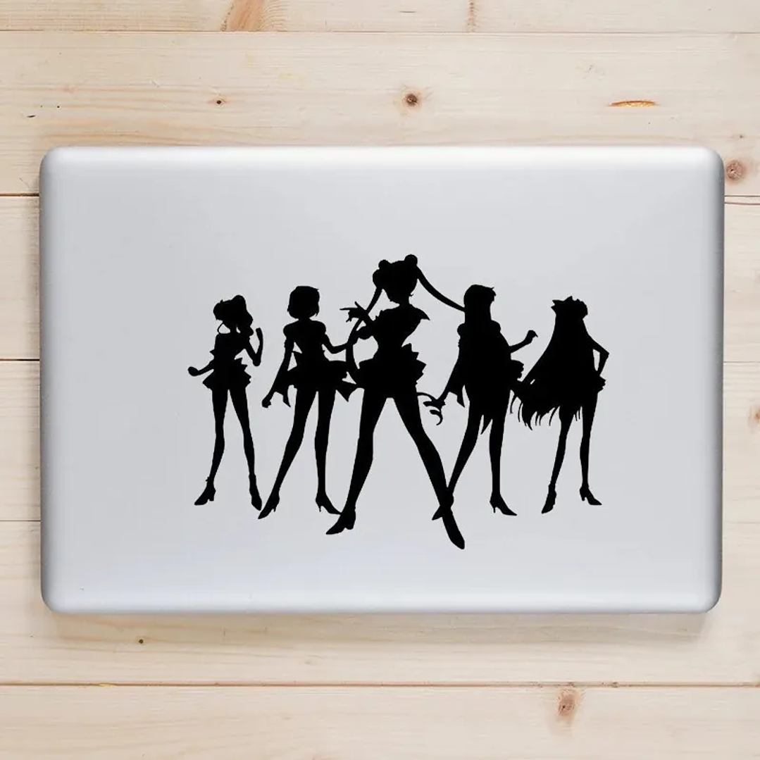 Sticker Decorativo Para Notebook Sailor Moon Adhesivo 1