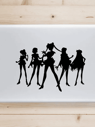 Sticker Decorativo Para Notebook Sailor Moon Adhesivo